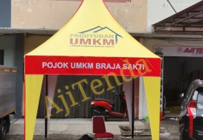 Tenda promosi UMKM BRAJA SAKTI