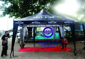 Tenda DISPLAY MOBIL ISUZU MUX